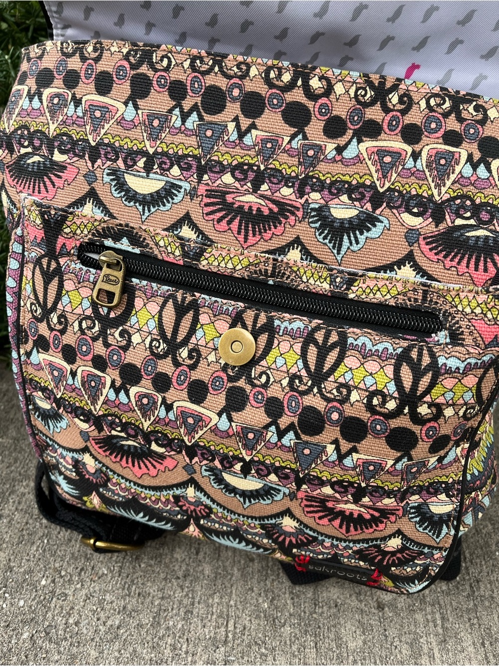 🆕 Listing!  Sakroots | Convertible Multicolor Patterned Backpack - Picture 5 of 8